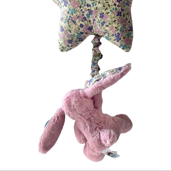 Jellycat Blossom Tulip Bunny Star Musical Pull New With Tags - Picture 8 of 10